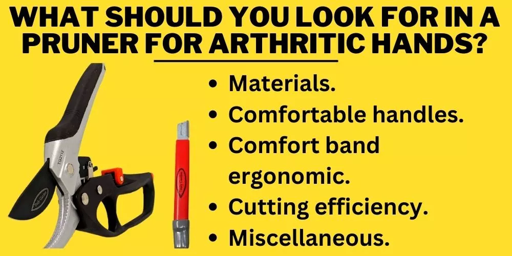 What Should You Look For In A Pruner for Arthritic Hands