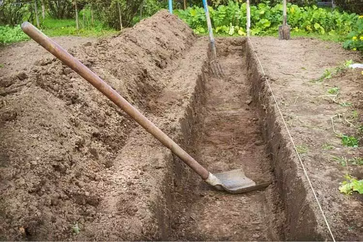 Techniques for measuring depth when digging