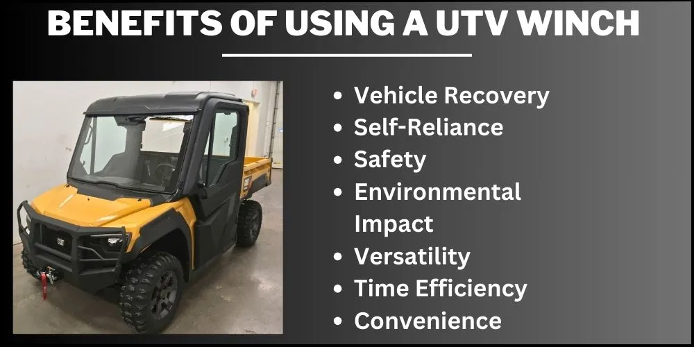 Benefits of using a utv winch 