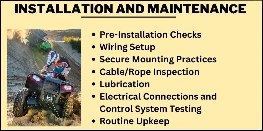 Installation and Maintenance 